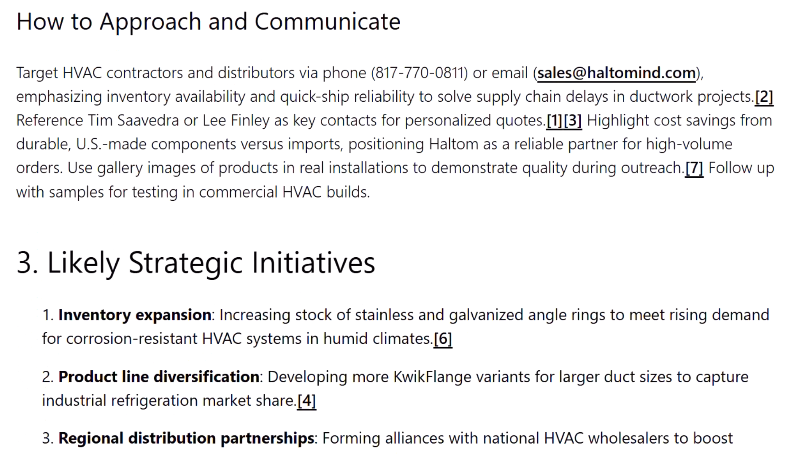 Company Analysis with How to Approach and Strategic Initiatives sections